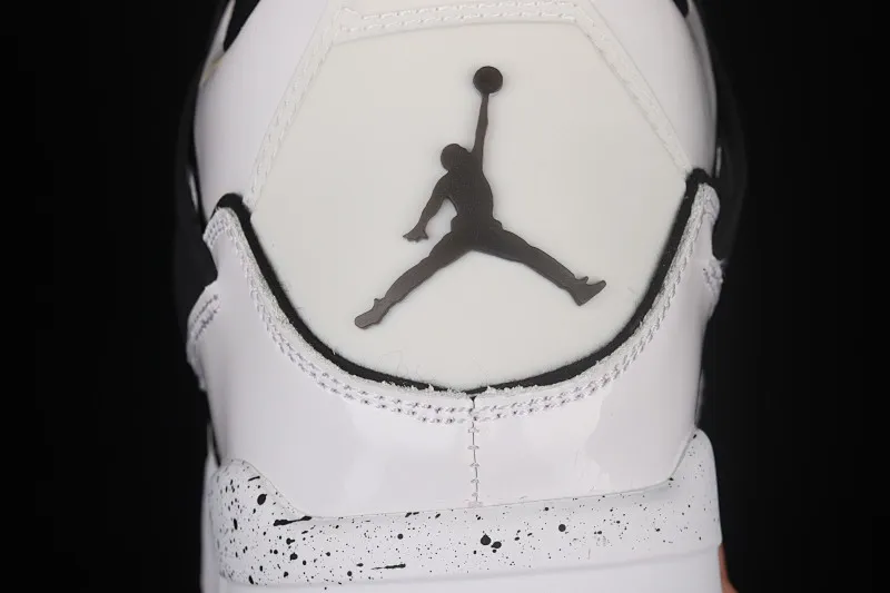 All categories Air Jordan Jordan series basketball shoes Air Jordan 4 Air Jordan 4 Retro GS "Light Smoke Grey" AJ4 Joe 4 Patent Leather Manuscript DC4101-100